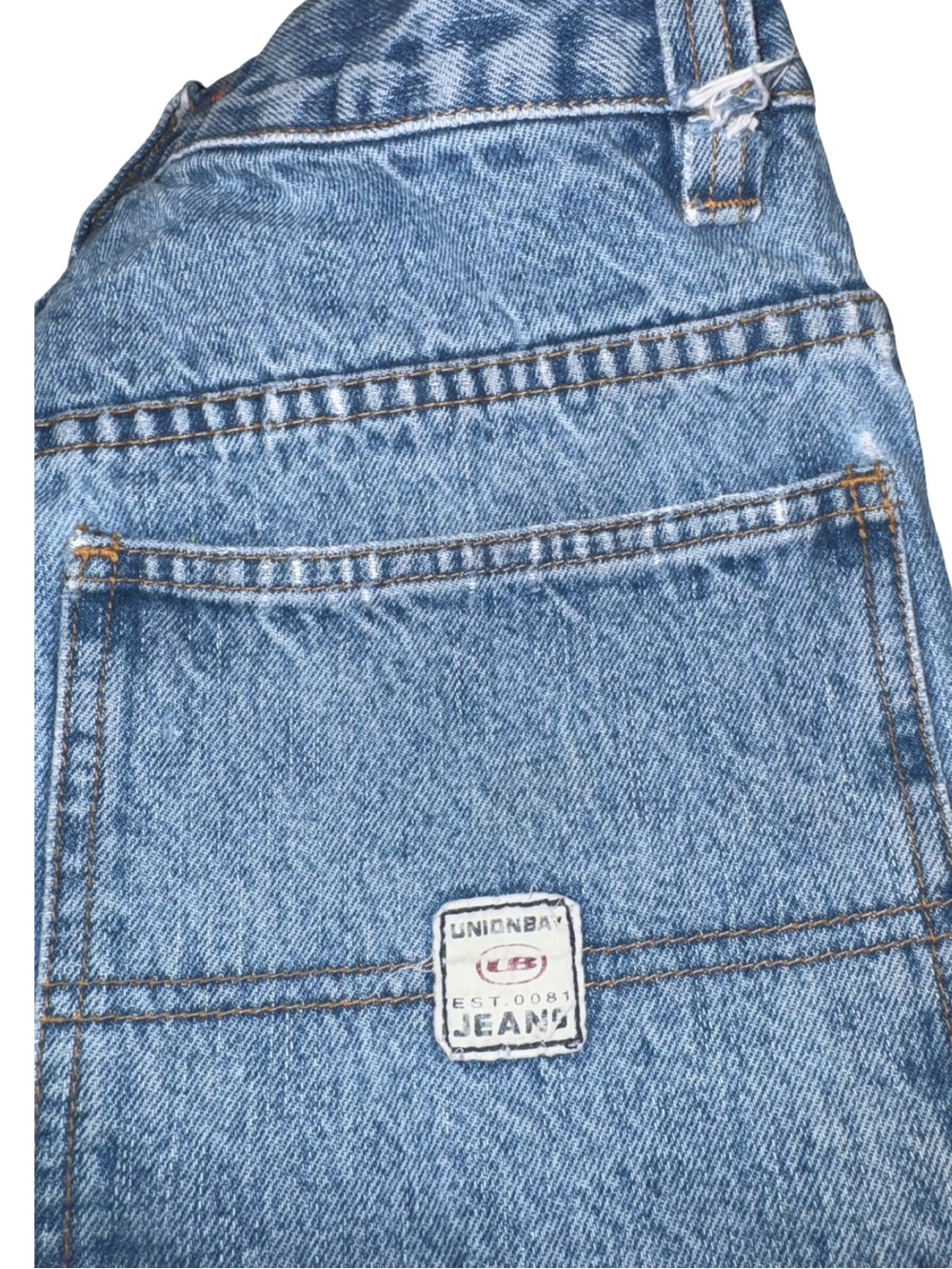 Vintage‎ Unionbay Denim Jean Jorts Shorts Mens Cargo Utility 32 Y2k - Picture 8 of 8